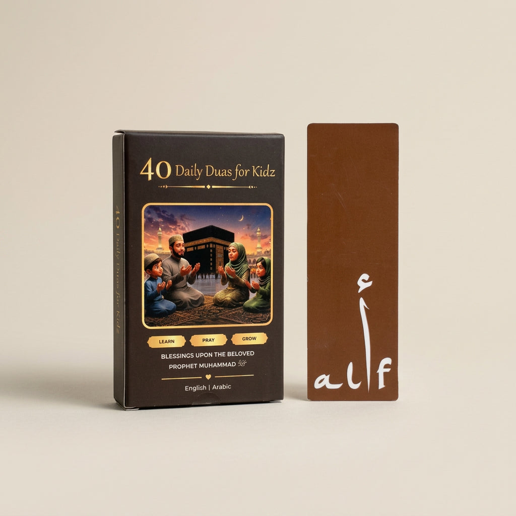 40 Daily Duas Cards for Kids(English) alifthebookstore
