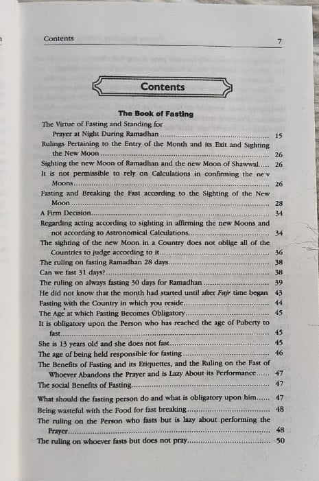 Fatwa Regarding Fasting and Zakah alifthebookstore