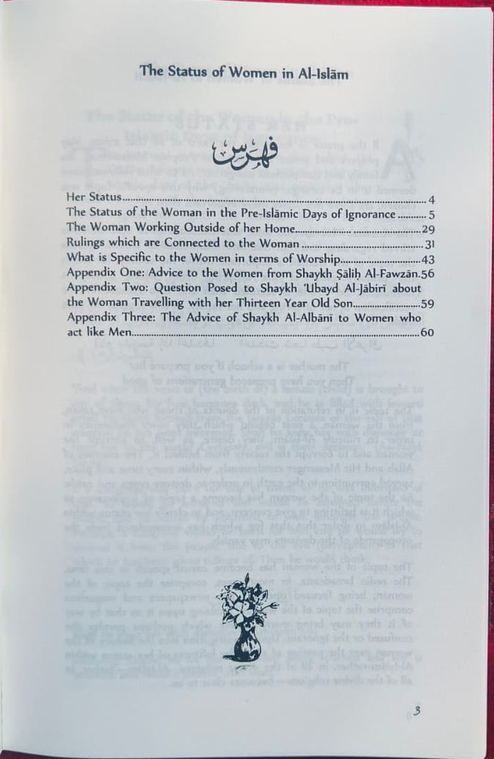 The Status of the Women in Islam alifthebookstore