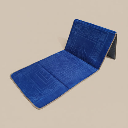 Premium Foldable Prayer Mat with Backrest alifthebookstore