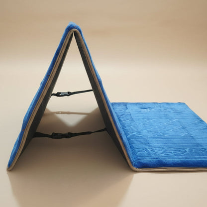 Premium Foldable Prayer Mat with Backrest alifthebookstore