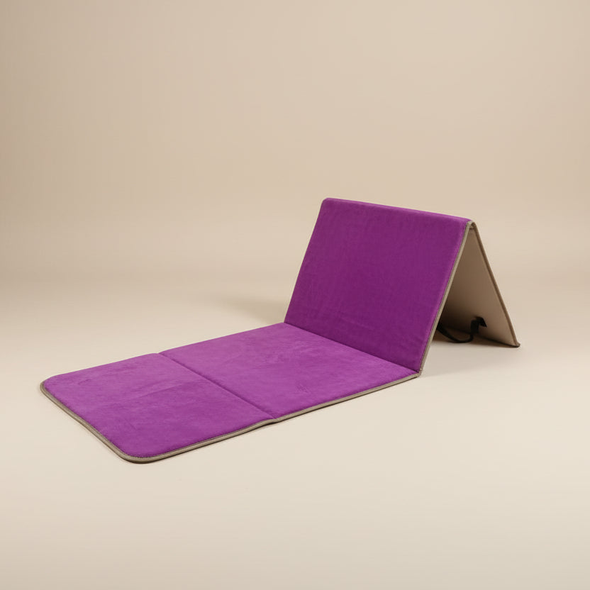 Premium Foldable Prayer Mat with Backrest alifthebookstore
