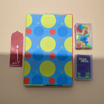Rope & Ladder Islamic Learning Game for Kids | No Dice Board Game alifthebookstore