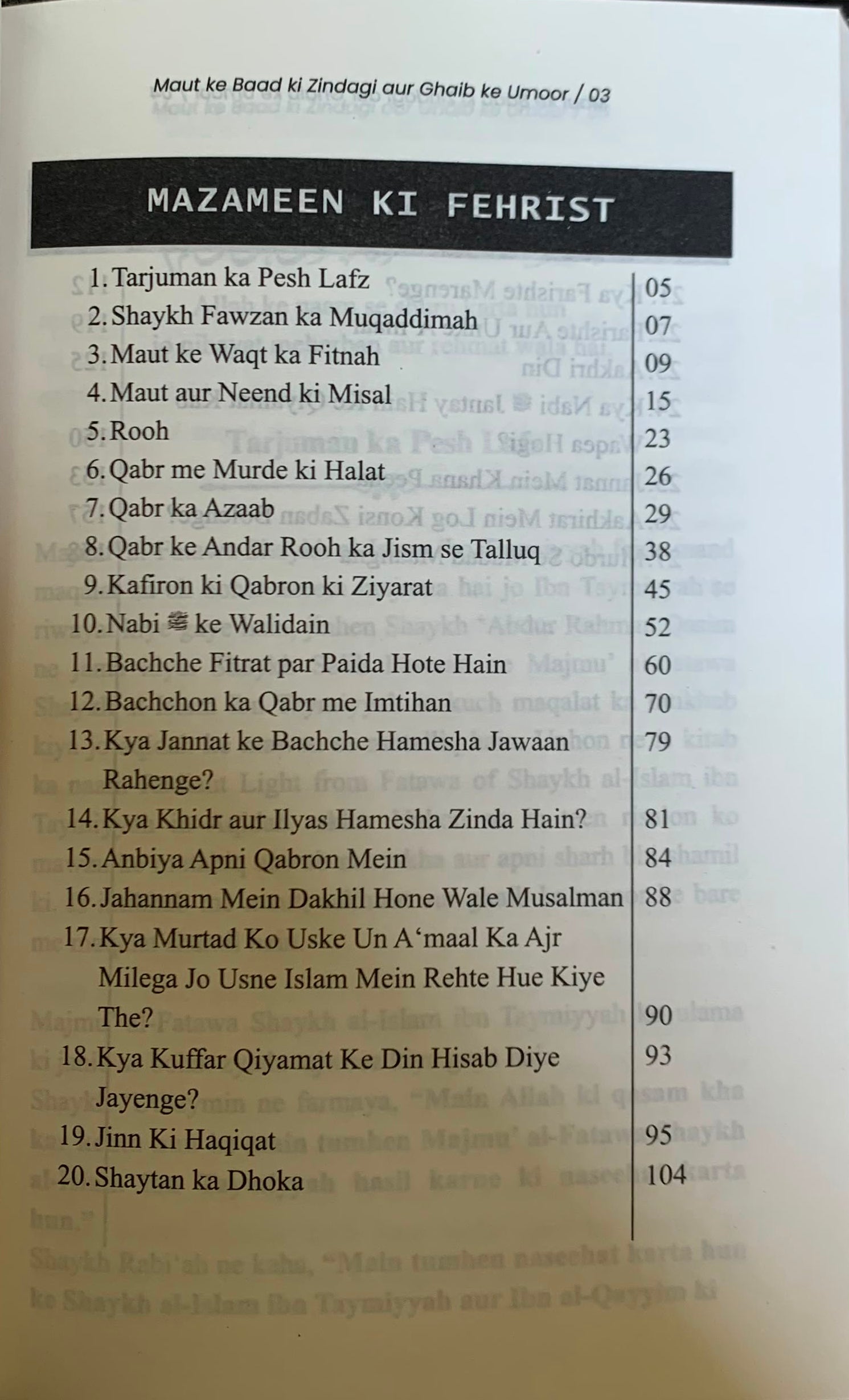 Maut ke Baad ki Zindagi(Roman Script) alifthebookstore