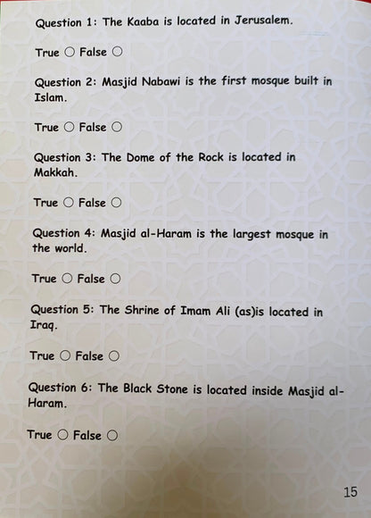 Journey of Faith(Activity book on Sacred Sites) alifthebookstore