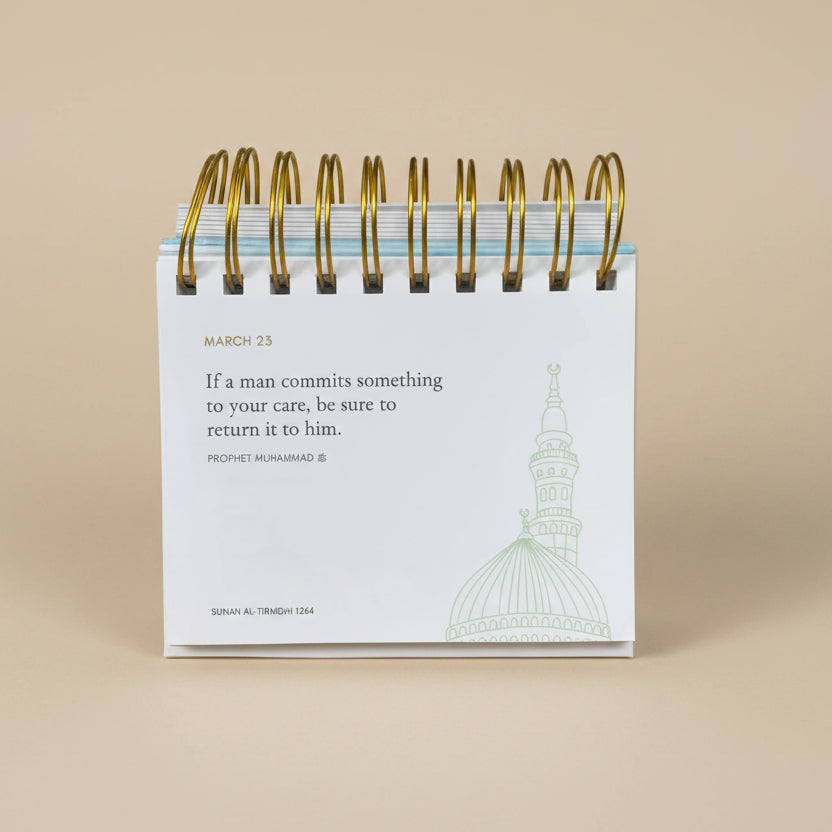 Prophet Muhammad SAW(365 Sayings of Wisdom)Calender alifthebookstore