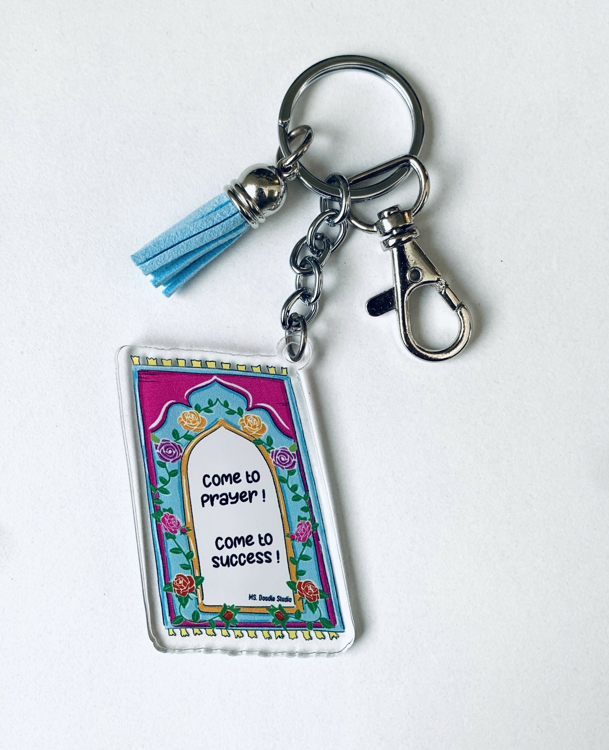 Prayer Mat Acrylic Islamic Keychains MS Doodle studio