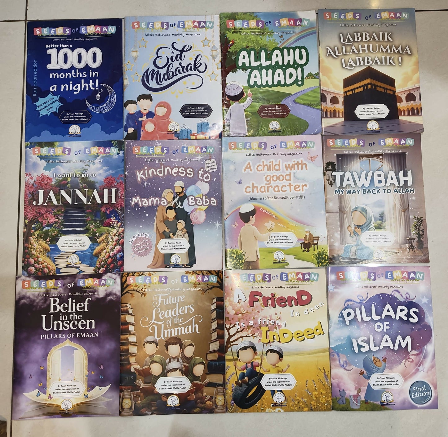 12 issues of Seeds of Emaan Al Balagh Store