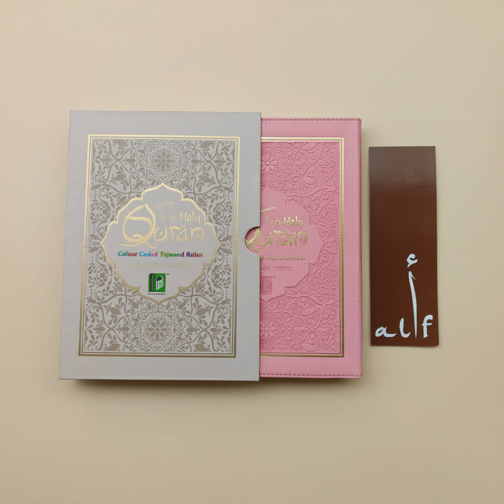 The Holy Quran Colour Coded Tajweed Rules-Flexi Cover alifthebookstore