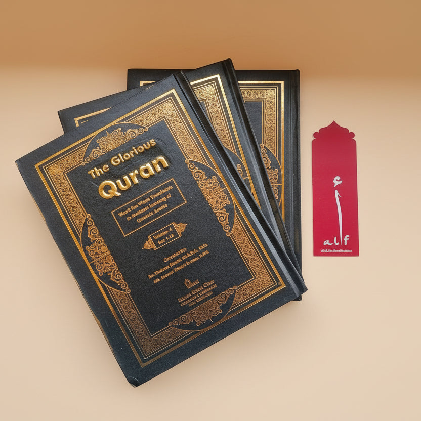 The Glorious Quran (Word To Word English Translation) 3 Volumes alifthebookstore